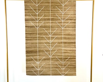 Handwoven Area Rug, Cream Arrows Neutral Rug, 100% Wool, Area Rug, Handmade Kilim Rug, Modern Bohemian Rug, Flat woven, Living Room Rug