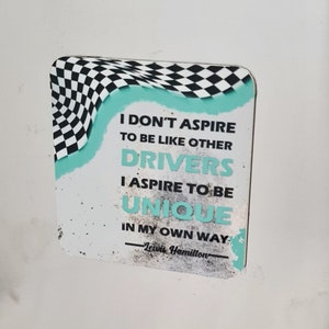 Lewis Hamilton Magnet | F1 Gifts | Magnets | Motorsport Enthusiast | Magnet Quotes | F1 | Fridge Magnet | F1 Magnet