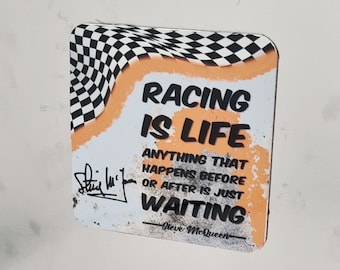 Steve McQueen Magnet | Le Mans Gifts | Magnets | Motorsport Enthusiast | Magnet Quotes | Le Mans | Fridge Magnet | Le Mans Film Magnet