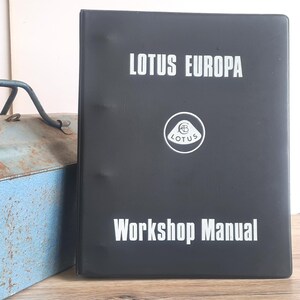 LOTUS EUROPA OWNERS HANDBOOK ロータスヨーロッパ オーナーズブック