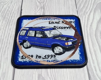 Land Rover Coaster | Land Rover Gifts | Coasters | Car Enthusiast | Land Rover Discovery | Garage Wear | Car Coasters | Haynes | Man Cave