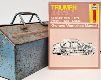Haynes Triumph Workshop Manual | Triumph Herald Owners Manual | Hardback Book | Birthday Gift | Triumph Memorabilia | Triumph Gifts