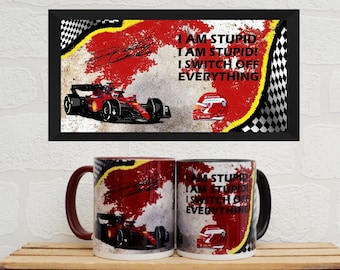 Charles Leclerc Mug | F1 Mugs | F1 Gifts | Birthday Gifts | Charles Leclerc | Mugs | Ferrari F1 | Motorsport Memorabilia | Gifts