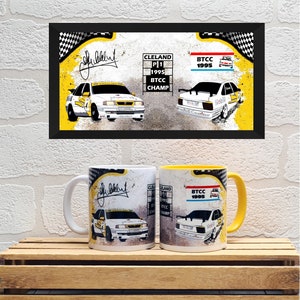 Vauxhall Cavalier Mug | John Cleland | Vauxhall Cavalier | BTCC | Vauxhall Gifts | BTCC Gifts | Vauxhall Mugs | 1995 BTCC
