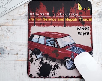 Haynes Mousepads Range Rover | Mousepads | Birthday Gifts | Range Rover Gifts | Car Memorabilia | Car Enthusiasts | Range Rover | Xmas Gifts
