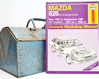 Haynes Mazda Owners Workshop Manual | Mazda 626 Handleiding | Hardback Boek | Verjaardagscadeau | Auto Memorabilia | Boek voor Dad | Auto boek |