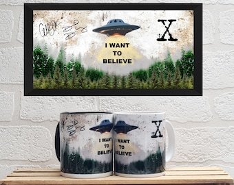 Mugs X-Files Quote | Mugs | Birthday Gifts | Gifts | UFO | X-Files | Fox and Scully | TV Mugs