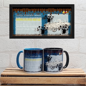 Mugs Mercedes-Benz Haynes | Mugs | Birthday Gifts | Mercedes-Benz 250 & 280 | Car Memorabilia | Car Enthusiasts | Mercedes Gifts |