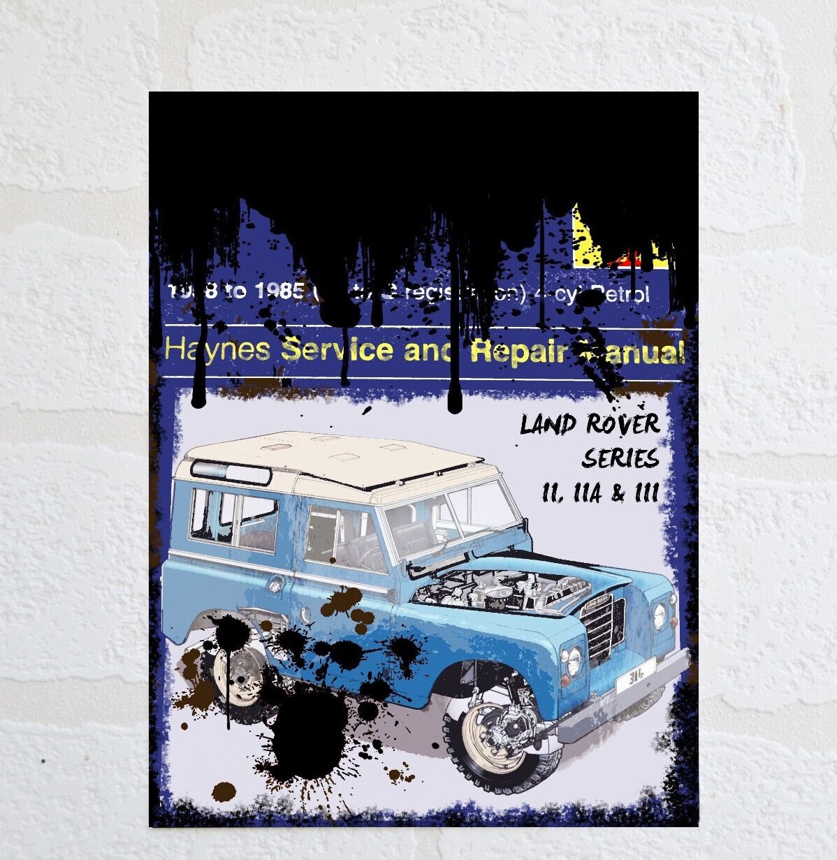 Large Magnet Land Rover Series II, IIA, III | Magnet | Birthday Gifts ...