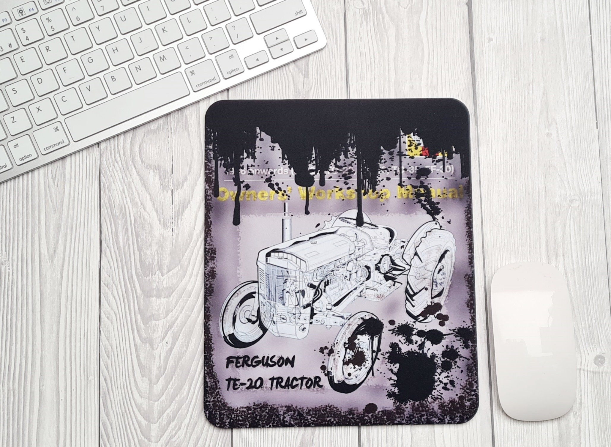 Haynes Massey Ferguson Mouse Mat | Mousepads | Birthday Gifts | Tractor Gifts | Tractor Memorabilia | Massey Ferguson TE-20 |