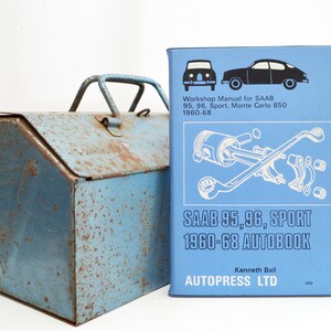 Autobook SAAB Workshop Manual | Saab 95 & 96 etc Owners Manual | Hardback Book | Birthday Gift | Car Memorabilia | Car Book