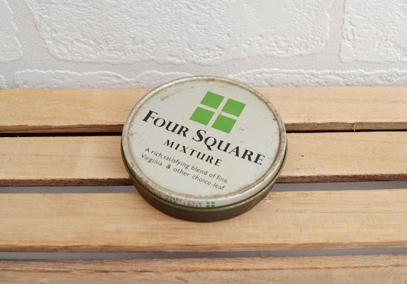 four square tobacco tin Four Square Mixture Tobacco Tin | Tobacco Tin | Vintage Collectables |  Advertisement Tin