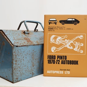 Autobook Ford Manual de taller / Ford Pinto Manual del propietario / Libro de tapa dura / Regalo de cumpleaños / Recuerdos de automóviles / Regalos Ford