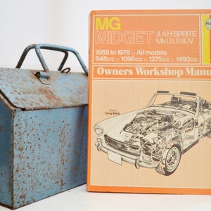 Haynes MG & Austin Workshop Manual | MG Midget and Sprite Owners Manual | Hardback Book | Birthday Gift | Car Memorabilia |