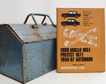 Autobook Ford Workshop Manual | Ford Anglia 105E & Prefect 107E | Hardback Book | Birthday Gifts | Car Memorabilia | Ford Gifts
