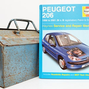 Haynes Peugeot Owners Workshop Manual | Peugeot 206 Owners Manual | Hardback Book | Birthday Gift | Car Memorabilia | Book for Dad |