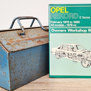 Haynes Opel Workshop Manual | Opel Rekord E Owners Manual | Hardback Book | Birthday Gift | Opel Memorabilia | Opel Book