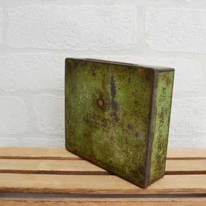 The Grey&#39;s Tobacco Tin / Tobacco Tin / Vintage Collectables / Publicidad Tin / Regalos de tabaco