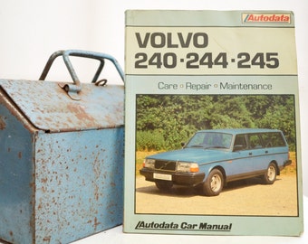 Autodata Volvo Workshop Manual | Volvo 240, 244 & 245 Owners Manual | Hardback Book | Birthday Gift | Car Memorabilia | Volvo Book