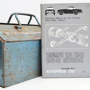 Autobook Triumph Workshop Manual | Triumph TR4 & TR4A Owners Manual | Hardback Book | Birthday Gift | Car Memorabilia | Book for Dad |