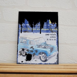 Large Magnet Land Rover Series II, IIA, III | Magnet | Birthday Gifts | Land Rover Gifts | Car Memorabilia | Haynes Manual | Land Rover