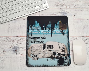 Alfombrillas de ratón Triumph GT6 Haynes / Alfombrilla de ratón / Regalos de cumpleaños / Triumph GT6 y Vitesse / Alfombrilla de ratón Triumph / Recuerdos de Triumph / Regalos de Triumph