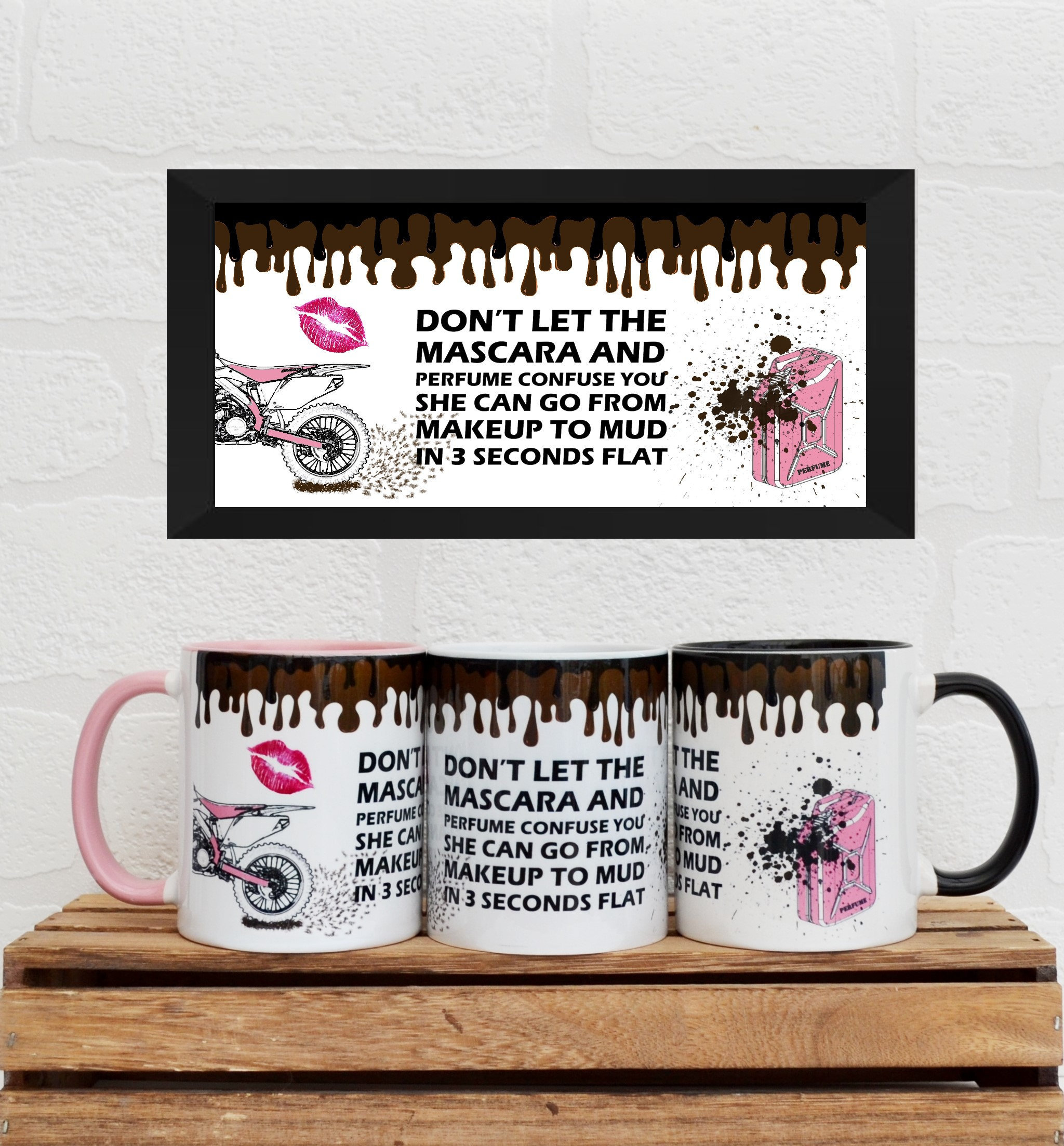 Motocross Girl Mug Quote Mugs Birthday Gifts Gifts Motocross Memorabilia Bike Enthusiasts