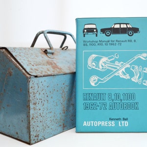 Autobook Renault Workshop Manual | Renault R8, 8, 8S, 1100, R10 & 10 Manual | Hardback Book | Birthday Gift | Car Memorabilia | Car Book