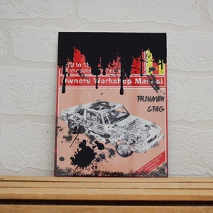 Large Magnet Triumph Stag | Magnet | Birthday Gifts | Triumph Gifts | Car Memorabilia | Haynes Manual | Triumph Stag