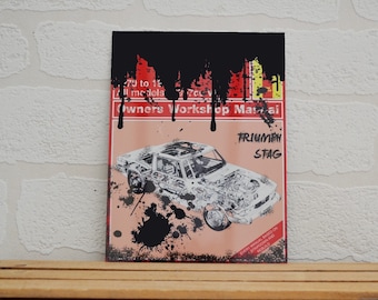 Large Magnet Triumph Stag | Magnet | Birthday Gifts | Triumph Gifts | Car Memorabilia | Haynes Manual | Triumph Stag