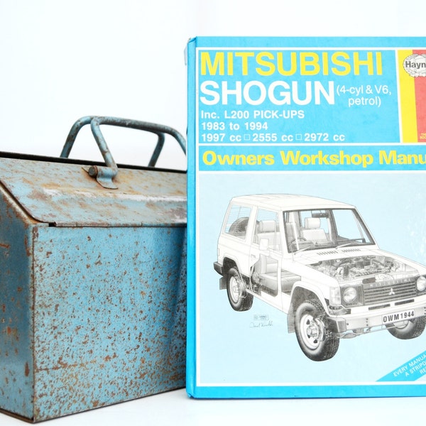 Haynes Mitsubishi Eigenaren Workshop Handleiding | Mitsubishi Shogun Eigenaren Handleiding | Hardback Boek | Verjaardagscadeau | Auto Memorabilia | Boek voor papa