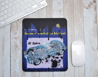 Mousemats AC Cobra Haynes | Mousepad | Birthday Gifts | AC Cobra | Haynes Mousepad | AC Cobra Gifts | Birthday Gifts | Car Memorabilia
