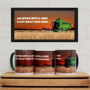 Combie Harvester Mug | Mugs | Birthday Gifts | Gifts | Farming Memorabilia | Combine Harvester | Farming | Combine Gifts | Farming Gifts