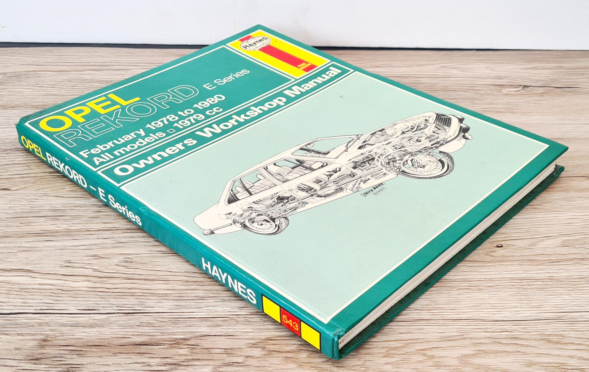 Haynes Opel Workshop Manual | Opel Rekord E Owners Manual