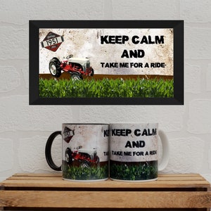 Tractor Mugs | Mugs | Birthday Gifts | Gifts | Car Memorabilia | Car Enthusiasts | Retro Tractor | Farming | Tractor Gifts | Farming Gifts