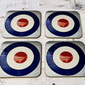 RAF Roundel Untersetzer | Untersetzer | Geburtstag Geschenke | Geschirr Sets | Tischdekoration | RAF | Rondell | Weihnachtsgeschenke | Untersetzer