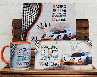 Steve McQueen Gift Set | Le Mans Gift Set | Film Mugs | Mousepad | Greeting Card | Film Gifts | Le Mans | Steve McQueen | Gift Set