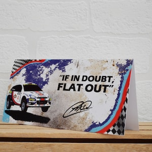 Grußkarten | Colin McRae | Geburtstagskarten | Auto-Erinnerungsstücke | Ford Focus | Karten | Besondere Anlässe | Motorsport Karten | Ford Geschenke
