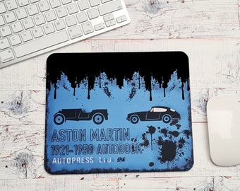 Mousemats Aston Martin Autobook | Mousepad | Birthday Gifts | Aston Martin | Aston Martin Mouse Pad | Aston Martin Memorabilia |