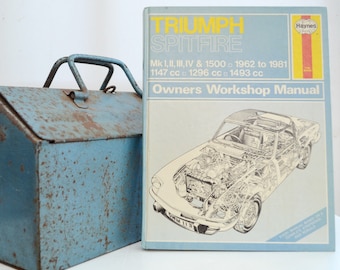 Haynes Triumph Workshop Manual | Triumph Spitfire Owners Manual | Hardback Book | Birthday Gift | Car Memorabilia | Car Book