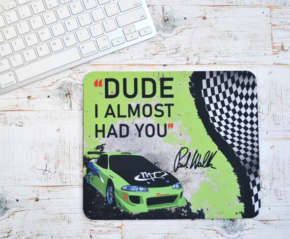 Mousepads Paul Walker Citation Tapis De Souris Cadeaux Etsy Canada