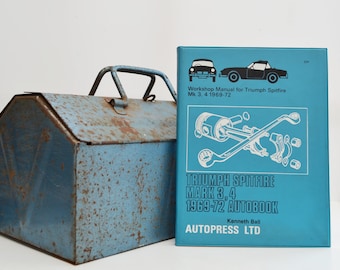 Autobook Triumph Workshop Manual | Triumph Spitfire Gebruikershandleiding | Hardback Boek | Verjaardagscadeau | Auto Memorabilia | Triumph Geschenken
