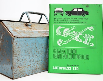 Autobook Simca Owners Workshop Manual | Simca 1000 Owners Manual | Hardback Book | Birthday Gift | Car Memorabilia | Book for Dad |