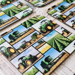 Tractor Coasters | Coaster | Birthday Gifts | Dinnerware Sets | Table Setting | Tractors | Farming | Tractor Gifts | Tractor Coasters