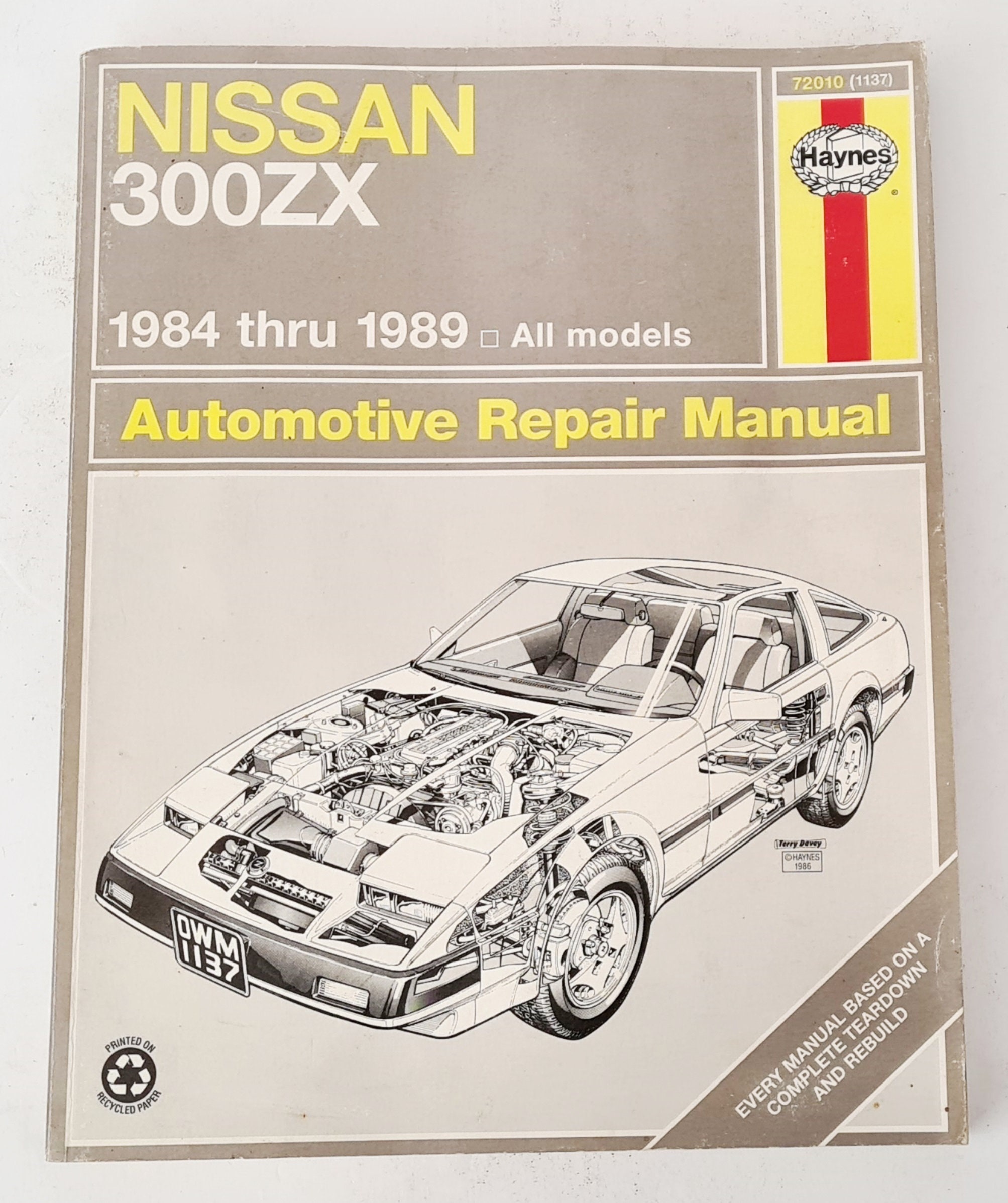 Haynes Nissan Workshop Manual | Nissan 300ZX Owners Manual