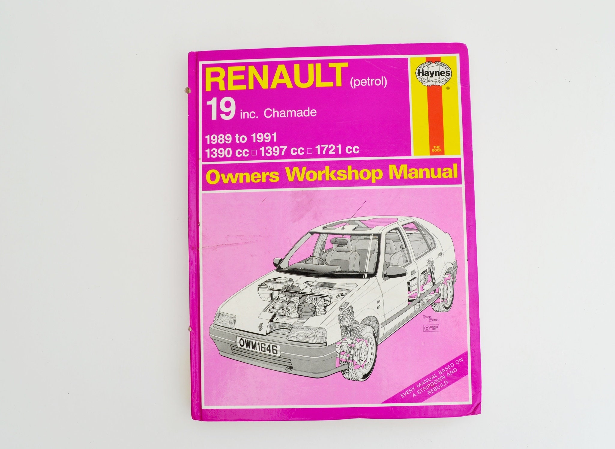 Haynes Renault Owners Workshop Manual Renault 19 Owners | Etsy