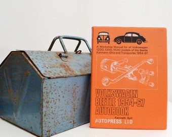 Autobook Volkswagen Workshop Manual | VW Beetle, Karmann-Ghia & Transporter Owners Manual | Hardback Book | Birthday Gift | VW Gifts