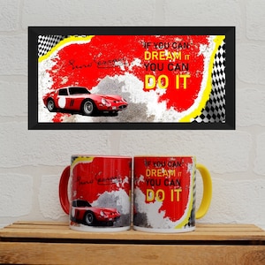Mugs Enzo Ferrari Quote | Mugs | Birthday Gifts | Gifts | Car Memorabilia | Car Enthusiasts | Motorsport Gifts | Man Cave | F1 | GT |