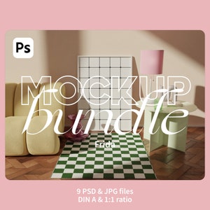 Rahmen Mockup Bundle. Innen Mockups. Bearbeitbares Mockup. Rahmen Mock Up. 5x7 Mockup. Quadratische Rahmenschablone. Posterrahmen. Horizontaler Rahmen.