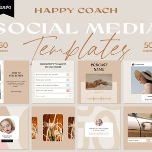 100 Instagram Templates. Blogger Template. Instagram Business Kit Coaches. Canva Template. Instagram Story. Blush Pink Lead Magnet.